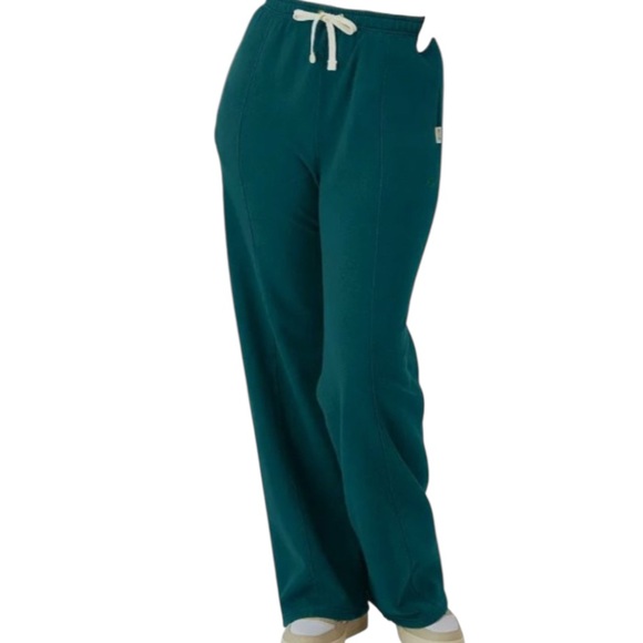 Champion Pants - Champion Women's Green Vintage Wash Wide Leg Sweatpants Pants